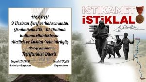 İstiklal Yolu Yürüyüşü Programı belli oldu!